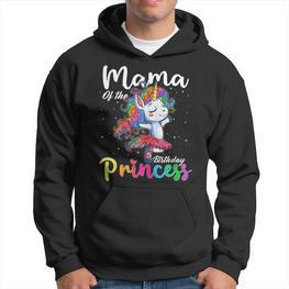 Einhorn Mama Hoodie für Geburtstags Prinzessin Tanz - Seseable