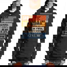 Herren Opa Der Mann Der Mythos Die Legende Großvater Geschenk Hoodie - Seseable