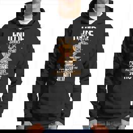 Lustiges Hunde Motiv Hoodie Hunde sind süß, also bin ich ein Hund Schwarz - Seseable