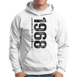 Legend Since 1968 Geburtstag Geschenke Legendär Seit 1968 Hoodie - Seseable