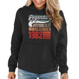 40 Geburtstag Mann 40 Jahre Legendär Seit Dezember 1982 Frauen Hoodie - Seseable