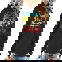 9 Year Old Awesome Since Januar 2014 9 Geburtstag Geschenke Frauen Hoodie - Seseable