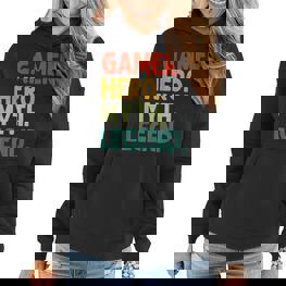 Gamer Hero Myth Legend Vintage Gaming Frauen Hoodie - Seseable