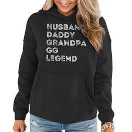 Herren Ehemann Papa Opa Gg Legend Vatertag Frauen Hoodie - Seseable