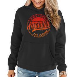 Herren Opa The Man The Myth The Legend Vatertag Frauen Hoodie - Seseable