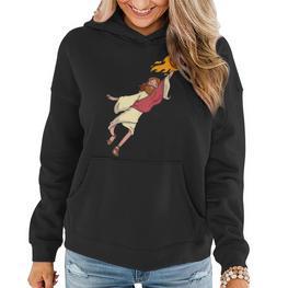 Jesus Spielt Basketball Frauen Hoodie - Seseable