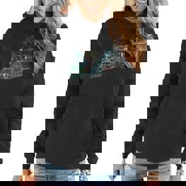 Lustige Zug-Eisenbahn-Lokomotive Frauen Hoodie - Seseable