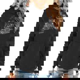 Lustige Zug-Eisenbahn-Lokomotive Frauen Hoodie - Seseable