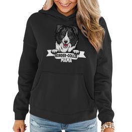 Stolze Border-Collie Mama Für Alle Border Collie Mamas Frauen Hoodie - Seseable