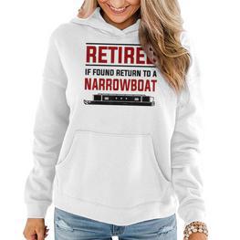 Schmalboot-Outfit Für Damen Und Britische Kanalboot-Ruhestand Frauen Hoodie - Seseable