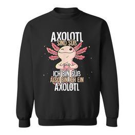 Axolotl Sind Süß Axolotl Sweatshirt - Seseable