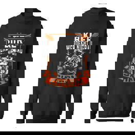 Biker Werden Nicht Grau Das Ist Chrom Motorrad Ironie Sweatshirt - Seseable
