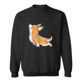 Corgi Yoga Welsh Corgi Shirt Corgi Novelty Sweatshirt - Seseable