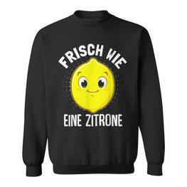 Frisch Wie Eine Zitrone Limette Früchte Zitronen Geschenk Sweatshirt - Seseable