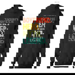 Herren Freund Held Mythos Legende Retro-Vintage-Freund Sweatshirt - Seseable