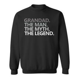 Herren Opa The Man The Myth The Legend Vatertag V4 Sweatshirt - Seseable