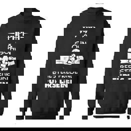 Herren Papa Vater Und Sohn Hände Geschenk Vatertag Geburtstag Sweatshirt - Seseable