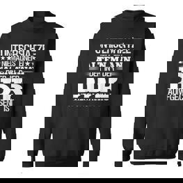 Herren Unterschätze Niemals Einen Alten Mann Aufgewachsen Ddr Sweatshirt - Seseable