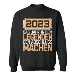 Legenden Machen Abschluss 2023 Master Abschluss Sweatshirt - Seseable