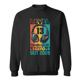 Level 13 Jahre Geburtstags Junge Gamer 2009 Geburtstag Sweatshirt - Seseable