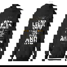 Personalisiertes Legends Are Named Andon Sweatshirt, Sternen-Design Unisex - Seseable