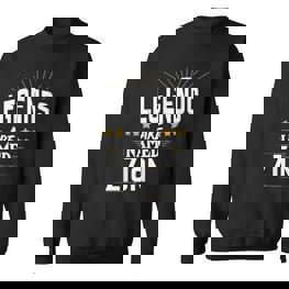 Personalisiertes Sweatshirt Legends are named Zion, Ideal für Gedenktage - Seseable