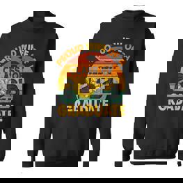 Sonnenblume Senior Proud Wife Class Of 2023 Graduate Vintage Sweatshirt - Seseable