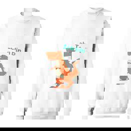 Kinder Dino Geburtstag Roaaar Ich Bin 4 Jahre Dinosaurier Sweatshirt - Seseable