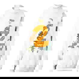 Kinder Geburtstags 2 Jahre Junge Dinosaurier Dino Sweatshirt - Seseable