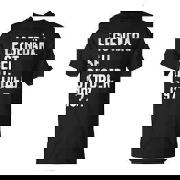 46 Geburtstag Geschenk 46 Jahre Legendär Seit Oktober 1977 T-Shirt - Seseable