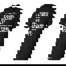 46 Geburtstag Geschenk 46 Jahre Legendär Seit September 197 T-Shirt - Seseable