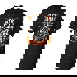 Biker Werden Nicht Grau Das Ist Chrom Motorrad Ironie T-Shirt - Seseable