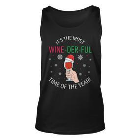 Its The Most Wine-Der-Ful Time Of The Year Lustiges Geschenk Tank Top - Seseable De