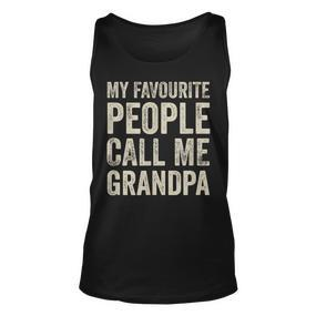 Lieblingsmensch Opa Unisex TankTop, My Favourite People Call Me Grandpa - Seseable De