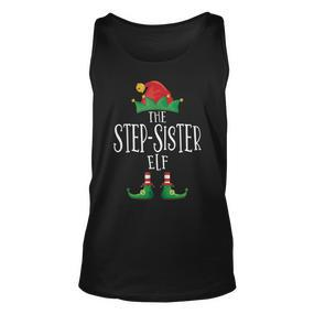 Step-Sister Elf Familie Passender Pyjama Weihnachten Elf Tank Top - Seseable De