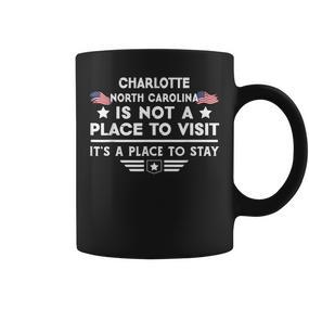 Charlotte North Carolina Ort Zum Besuchen Bleiben Usa City Tassen - Seseable De