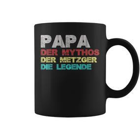 Papa Der Mythos Der Metzger Die Legende Vatertag Metzger Tassen - Seseable De