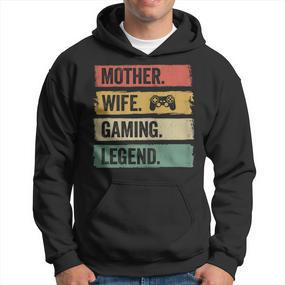 Mutter Video Gaming Legende Vintage Video Gamer Frau Mama Hoodie - Seseable De