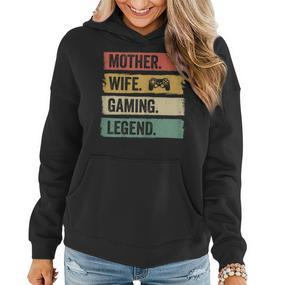 Mutter Video Gaming Legende Vintage Video Gamer Frau Mama Frauen Hoodie - Seseable De