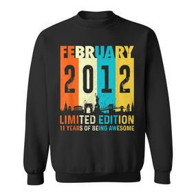 11 Limitierte Auflage Hergestellt Im Februar 2012 11 Sweatshirt - Seseable De