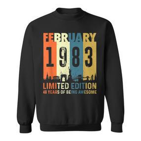 40 Limitierte Auflage Hergestellt Im Januar 1983 Zum 40 Sweatshirt - Seseable De