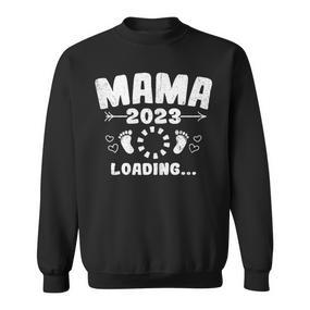 Damen Mama 2023 Loading Mutter Nachwuchs Baby Kinder Geschenk Sweatshirt - Seseable De