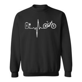 E Bike Herzschlag Elektrorad Mountainbike E-Bike Sweatshirt - Seseable De