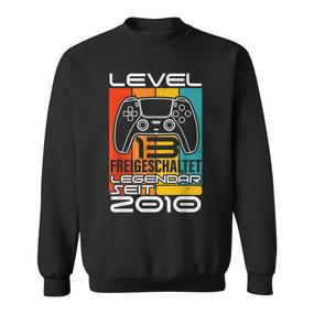 Level 13 Freigeschaltet Legendär Seit 2010 Geburtstag 13 Sweatshirt - Seseable De
