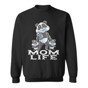 Panda-Bär Mom Life Beste Mama Mutter Muttertag Pandas Sweatshirt - Seseable De