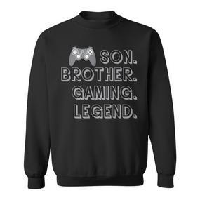 Sohn Bruder Gaming Legend Gaming Nage Boys Gamer Sweatshirt - Seseable De