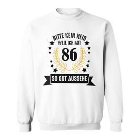 86 Jahre Geburtstag Geschenke Deko Mann Frau Lustiges Sweatshirt - Seseable De