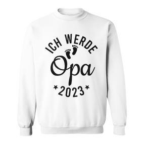 Ich werde Opa 2023 Herren Sweatshirt, Humorvoll für werdende Großväter - Seseable De