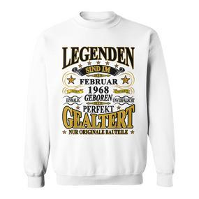 Legenden Sind Im Februar 1968 Geboren 55 Geburtstag Lustig V2 Sweatshirt - Seseable De