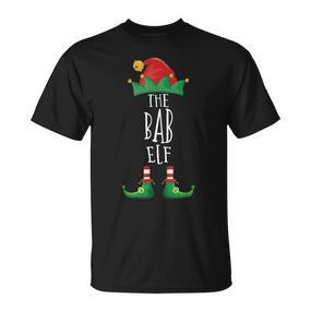 Bab Elf Lustige Familie Passende Gruppe Weihnachten Party Elf T-Shirt - Seseable De